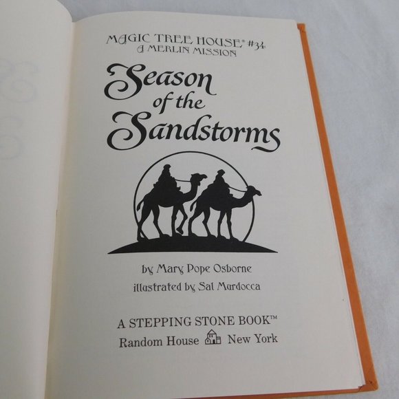 Lot of 4 Magic Tree House Hardcover NO DUST JACKET Sandstorms Camelot Ghosts - Picture 10 of 10